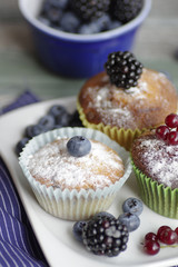 Feine Früchte Muffins