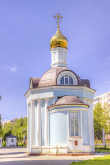 Fototapeta na wymiar Pokrovskoe-Tatianinsky Cathedral Cheboksary Russia