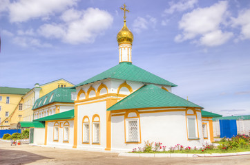 Fototapeta na wymiar Holy Trinity monastery Cheboksary Russia