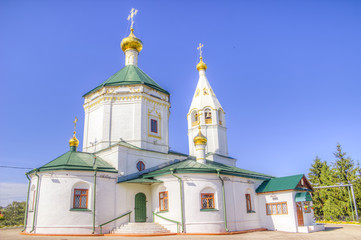 Fototapeta na wymiar Russia Cheboksary Transfiguration convent