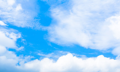 white cloud and blue sky background image
