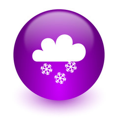 snowing internet icon