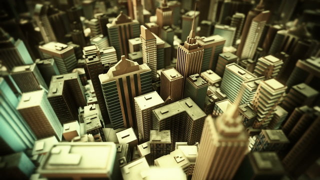 Metropolitan City loop animation