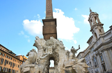 Piazza Navona in Romrom