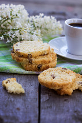 biscotti and a cup of coffe