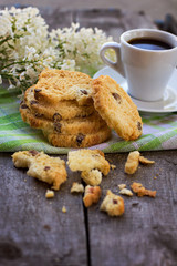 biscotti and a cup of coffe