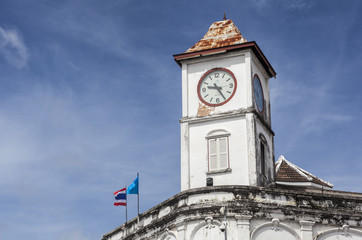 Sino-Portuguese Architecture influenced building in Phuket.