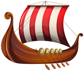 A viking's ship