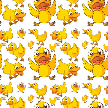 Seamless design of ducklings