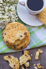 biscotti and a cup of coffe
