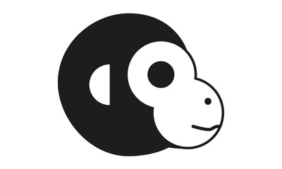 Affe Kopf Profil © Piktoworld