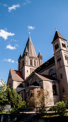Obraz premium Kirche -Herz Jesus in Saarbrücken
