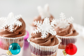 Christmas cupcakes