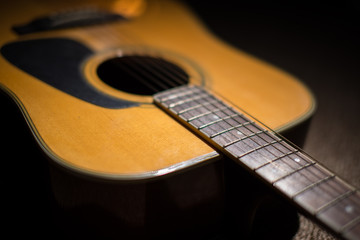 Fototapeta premium アコースティックギター 