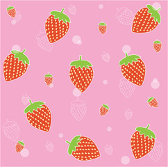 background with strawberries