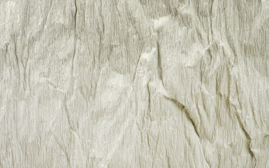 Crumpled light gray paper