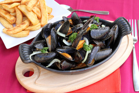 moules, frites