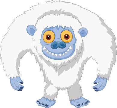 Smiling Cartoon Yeti