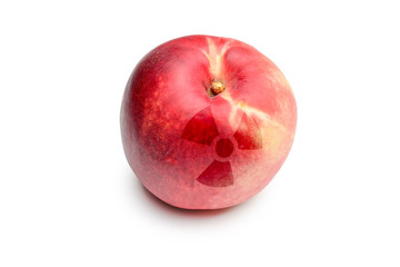 A radioactive nectarine contaminated by the use of GMO
