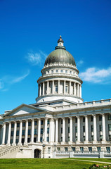 Utah state capitol building in Salt Lake City