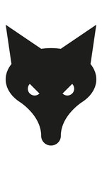 Fuchs Kopf Frontal Böse