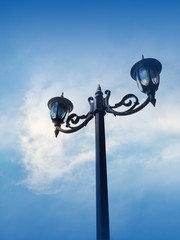 Fototapeta na wymiar Street Lamps vintage