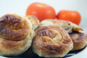 Rolled traditional pie