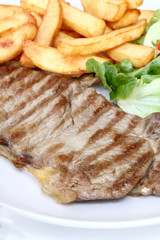 faux-filet, frites
