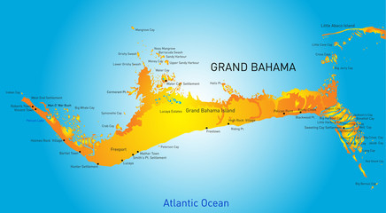 Grand Bahama - obrazy, fototapety, plakaty