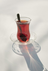 Glass of Turkish Tea