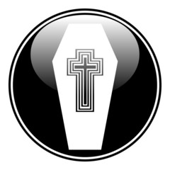 Obraz premium Coffin button