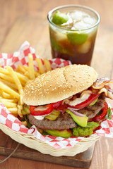 Burger And Fries