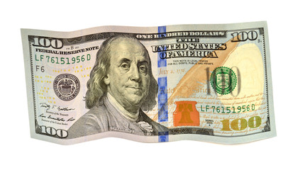 One hundred dollar banknote