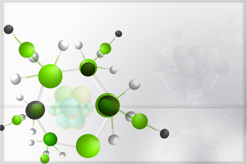 Molecule background