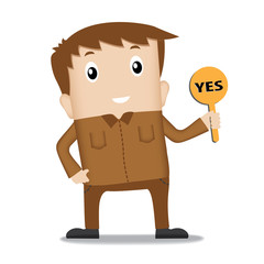 A man to say yes