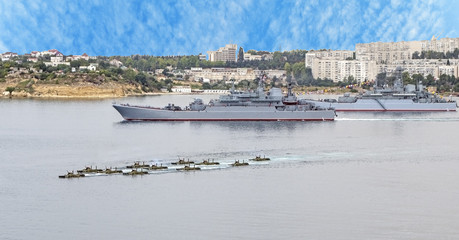 Russian warship