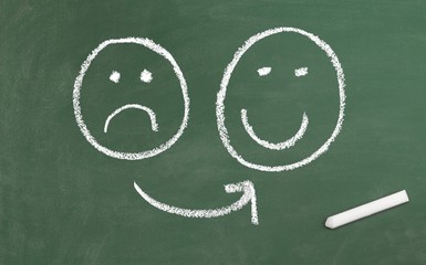 Unzufrieden vs. Zufrieden