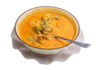 Red curry with pork