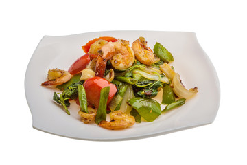 Seafood with vegetables