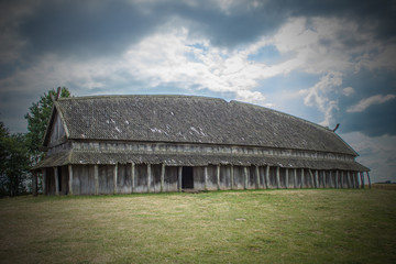 Rekonstruiertes Wikinger Langhaus