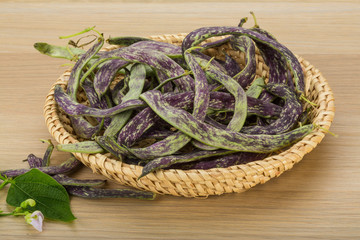 Beans with leaf