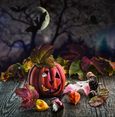 Halloween Pumpkin scary