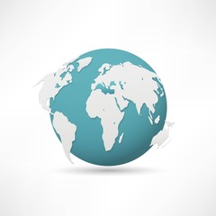 Vector Planet Earth Icon