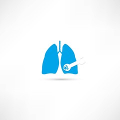 Human lung icon