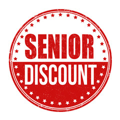 Senior discount stamp