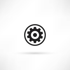 Cogs - vector icon