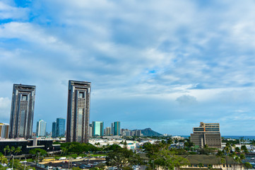 Beautiful view of Honolulu, Hawaii, United States