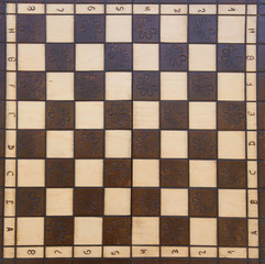 Handmade chessboard