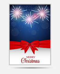 Christmas Snowflakes Website Banner and Card Background Vector I