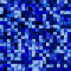 blue square mosaic